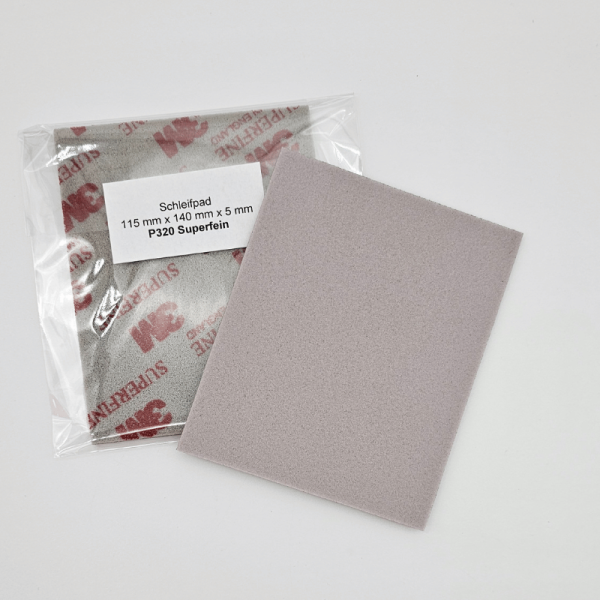 Schleifpad 3M P320 Superfein - 115mm x 140mm x 5mm